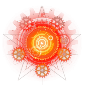 Download Effect Gears Star Orange Portal Magic Magic Circle Orange Png Free Png Images Toppng