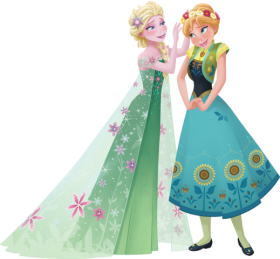 Download Elsa And Anna Elsa Frozen Fever 2d Png Free Png Images Toppng