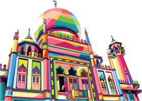 Download Eometric Mosque Pop Art By Rizkydwi123 Gambar