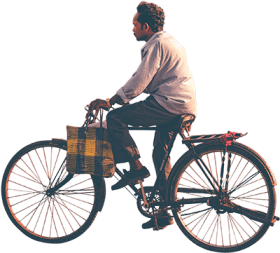 Download erson riding bike png - indian man riding bicycle png - Free ...