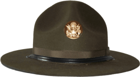 drill sergeant hat png 