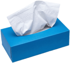 Download Facial Tissues Blue Box Box Of Tissue Png Free Png Images Toppng
