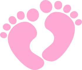 baby clipart foot free