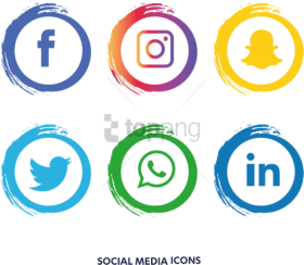 Download Free Png Facebook Instagram Whatsapp Png Image With Transparent Background Social Media Icons Png Free Png Images Toppng