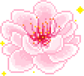 Download freetoedit cute kawaii pixel pastel rose jfashion png - Free ...