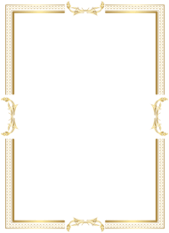 Download gold border frame png - Free PNG Images | TOPpng