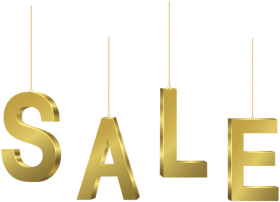 Download Gold Hanging Sale Transparent Png Free Png Images Toppng