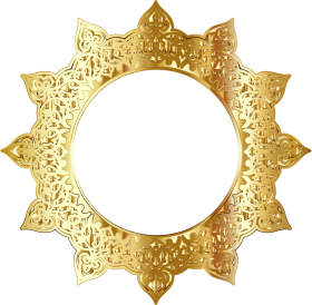 Download Golden Round Frame Png Free Png Images Toppng