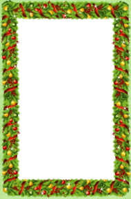 Download green transparent christmas photo frame with christmas ...