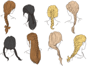 Download Hair Plaits And Braids Vectors Braided Hair Braids Vector Png Free Png Images Toppng