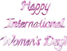 Download Happy International Women S Day Calligraphy Png Free Png Images Toppng