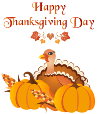Download Happy Thanksgiving Day With Turkey Png Free Png Images Toppng