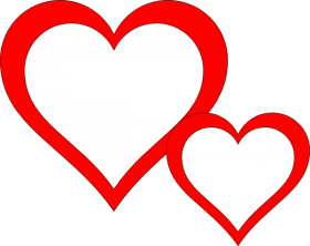 Download Heart Clipart Black And White Two Hearts Clipart Black And White Png Free Png Images Toppng