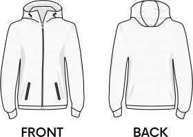Download Hoodie T Shirt Jacket Collar Hoodie Jacket Template Png Free Png Images Toppng