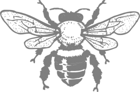 Free Free Black And White Bee Svg