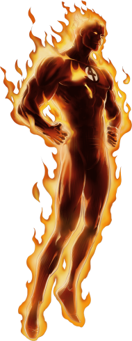 Download Human Torch Standing Png Free Png Images Toppng - human torch flame on roblox