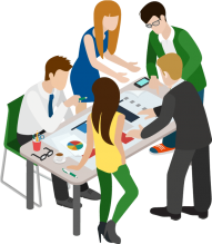 Download Icture Free Business Portfolio Categories Designshop People In Meeting Png Free Png Images Toppng