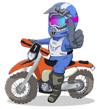 Download image 1706997 - cartoon dirt bike rider png - Free PNG Images