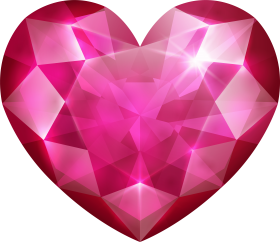 Download Ink Crystal Heart Png Clip Art Image Blue Diamond Heart Shape Png Free Png Images Toppng