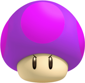 Download Ink Mushroom Mushroom Images Mario Kart Poisons Poison Mushroom Mario 3d Land Png Free Png Images Toppng