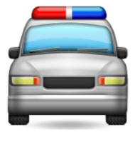 Download ios emoji oncoming police car png - Free PNG Images | TOPpng