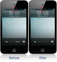 Iphone Lock Status Bar Icons Lock Icon On Iphone Png 