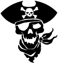 Download Irate Skull Png Background Image Pirate Decal Png