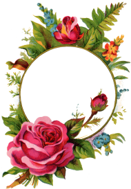 Download Ix For Vintage Rose Frame Vintage Rose Frame Free Png Free Png Images Toppng