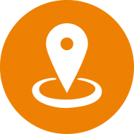 Download Jpg Free Stock Location Clipart Office Address Orange Location Icon Png Free Png Images Toppng