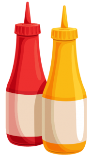 Download Ketchup And Mustard Bottles Png Free Png Images Toppng