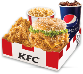 Download kfc delicious meals for one single meals egypt png - junk food ...