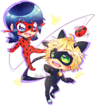 Download Ladybug And Cat Noir Lady Bug Y Cat Noir Para Dibujar Anime Png Free Png Images Toppng