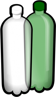 Download lastic bottles clipart botol - plastic bottles clip art png