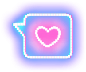 Download Love Stickers Picsart Love Heart Balloons Neon Emblem Png Free Png Images Toppng