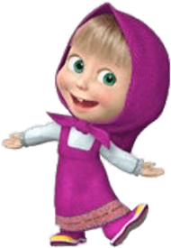 Download Masha Doing Russian Dance Masha And The Bear Transparent Background Png Free Png Images Toppng