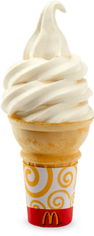 Download Mcdonald S Clipart Ice Cream Mcdonalds Vanilla Ice Cream Cone Png Free Png Images Toppng