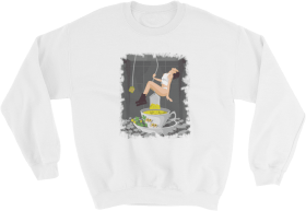 Download Miley Cyrus Sweatshirt Chamomile Tea Themed Hand Painted Long Sleeved T Shirt Png Free Png Images Toppng - roblox shirt botw hoodie
