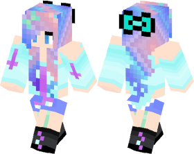 Download Minecraft Pastel Goth Girl Ski Png Free Png Images Toppng - weird girl tumblr transparent t shirt roblox