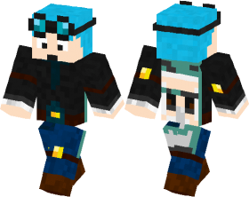 Download Minecraft Skin Dantdm With Cape Png Free Png Images
