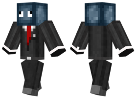 Download Minecraft Skins Business Squid Skin Png Free Png Images Toppng