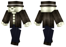 Download Minecraft Skins Punk Skeleton Skin Png Free Png Images Toppng