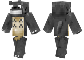 Download Minecraft Skins Totoro Skin Png Free Png Images Toppng