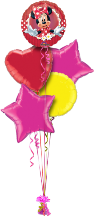 Download Minnie Mouse Birthday Balloon Amscan Minnie Mouse Balloon 9 Inch Mini Foil Png Free Png Images Toppng