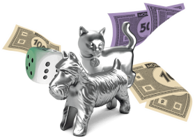 Download Monopoly Product Bsa Monopoly Game Monopoly Dog Oversized Token Bank Png Free Png Images Toppng