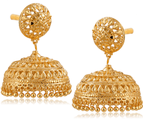 Download Old Earrings Jhumka Design Nilanjan Arts 18k Gold Earri Png Free Png Images Toppng