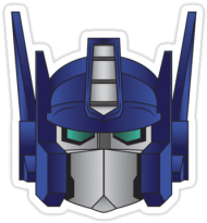 Optimus Prime Face Cartoon - Transformers Cartoon Optimus Prime Face