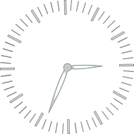 Download Outline Face Template Clock Minute Arms Blank Transparent Clock No Hands Png Free Png Images Toppng