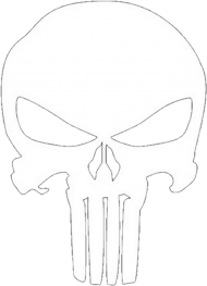 Download report abuse - white punisher skull png - Free PNG Images | TOPpng