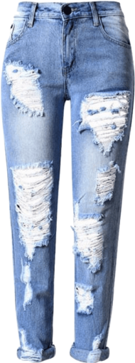 Ripped Jeans Png - Trendy Ripped Jeans For Wome Png Image With ...