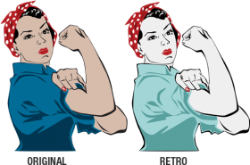 Download rosie the riveter - rosie the riveter clipart transparent png ...